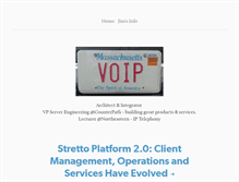 Tablet Screenshot of jimdoesvoip.com